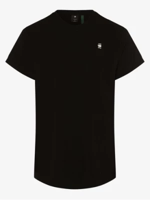 G-Star RAW T-shirt męski Mężczyźni Bawełna czarny jednolity,