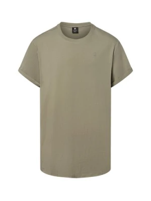 G-Star RAW T-shirt męski Mężczyźni Bawełna zielony jednolity,