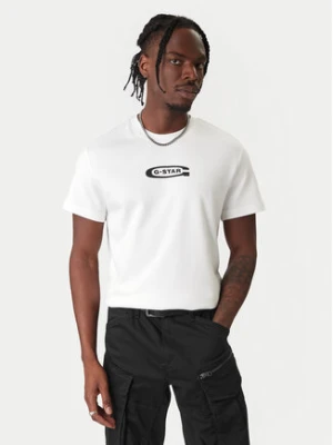 G-Star Raw T-Shirt Old Skool D25967-C812 110 Biały Regular Fit