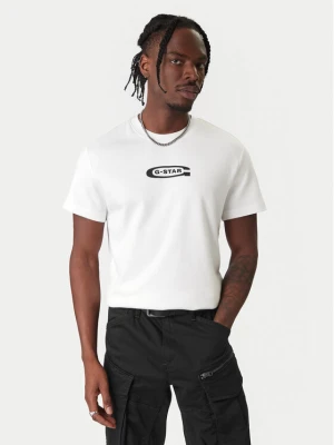 G-Star Raw T-Shirt Old Skool D25967-C812 110 Biały Regular Fit