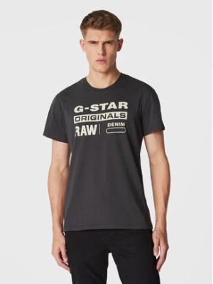G-Star Raw T-Shirt Original Label D22204-336-5812 Szary Regular Fit