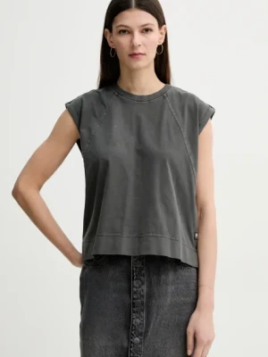 G-Star Raw top bawełniany kolor szary D26421-C261
