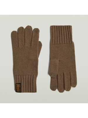G-Star Rękawiczki w kolorze jasnobrązowym rozmiar: M