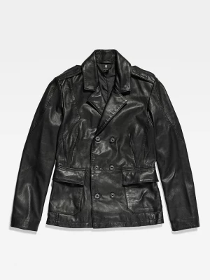 G-Star Skórzana kurtka w kolorze czarnym rozmiar: S