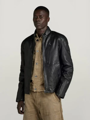 G-Star Skórzana kurtka w kolorze czarnym rozmiar: S