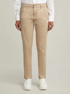 G-Star Spodnie chino "Kate" - Boyfriend fit - w kolorze beżowym rozmiar: W30