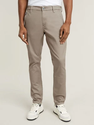G-Star Spodnie chino - Slim fit - w kolorze beżowym rozmiar: W27/L30