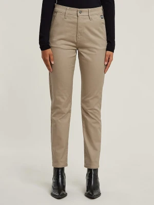 G-Star Spodnie chino w kolorze beżowym rozmiar: W27/L34