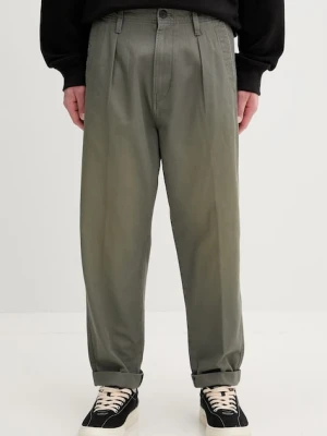 G-Star spodnie męskie bawełniane Pleated Chino Relaxed Tapered