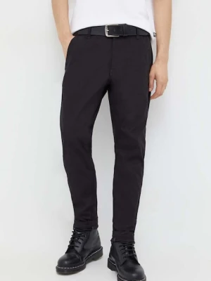 G-Star spodnie męskie kolor czarny w fasonie chinos