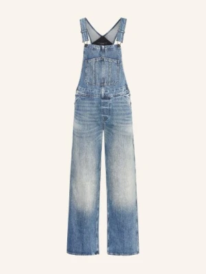 G-Star Spodnie Ogrodniczki Jeansowe Cinch Dungaree blau