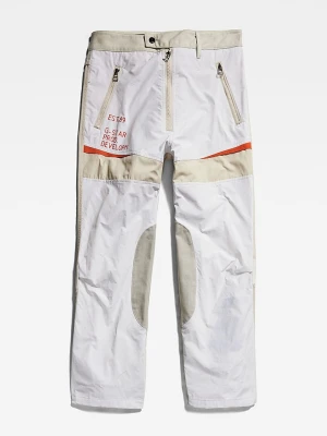 G-Star Spodnie w kolorze beżowo-białym rozmiar: W28/L30