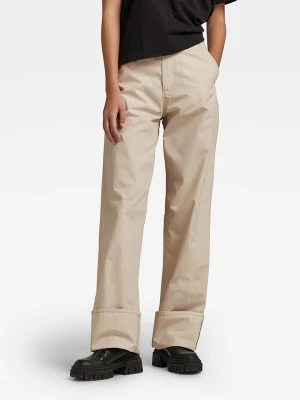 G-Star Spodnie w kolorze kremowym rozmiar: W33/L32