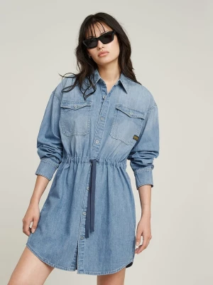 G-Star Sukienka dżinsowa w kolorze błękitnym rozmiar: XXL