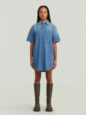 G-Star Sukienka dżinsowa w kolorze niebieskim rozmiar: XXL