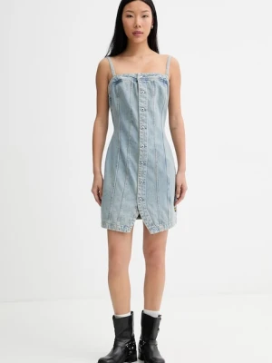 G-Star sukienka jeansowa Kick Bustier