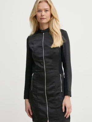 G-Star sukienka kolor czarny mini dopasowana D25449-D414