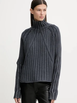 G-Star sweter bawełniany 0 damski kolor niebieski z golfem D27172.D630