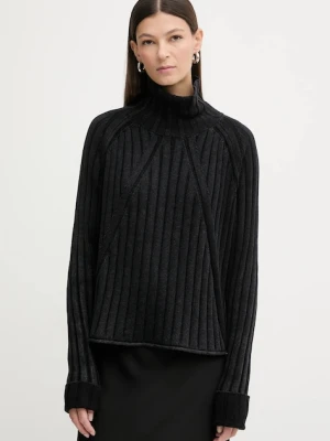 G-Star sweter bawełniany Washed loose turtle