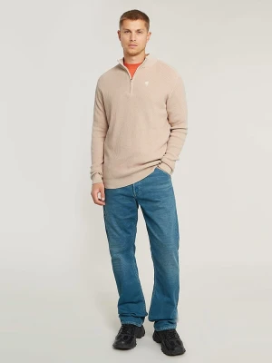 G-Star Sweter w kolorze beżowym rozmiar: L