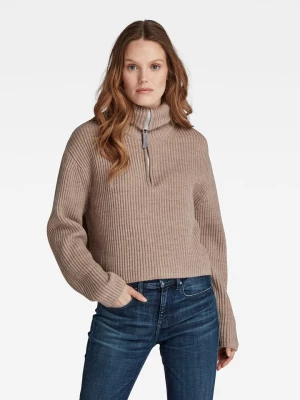 G-Star Sweter w kolorze beżowym rozmiar: M