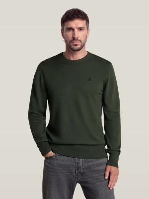G-Star Sweter w kolorze ciemnozielonym rozmiar: S