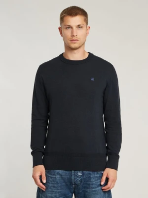 G-Star Sweter w kolorze granatowym rozmiar: L