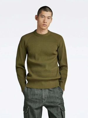 G-Star Sweter w kolorze khaki rozmiar: L