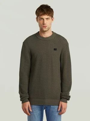 G-Star Sweter w kolorze khaki rozmiar: L