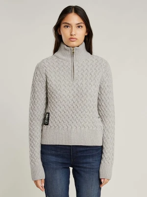 G-Star Sweter w kolorze szarym rozmiar: XS