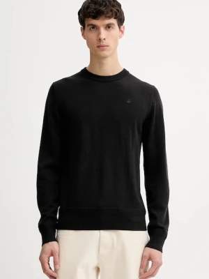 G-Star sweter wełniany 0 męski kolor czarny lekki D27686.B692