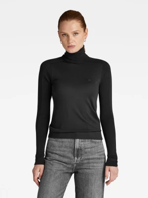 G-Star Sweter wełniany "Core" w kolorze czarnym rozmiar: XS