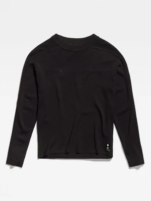 G-Star Sweter wełniany "Core" w kolorze czarnym rozmiar: XS