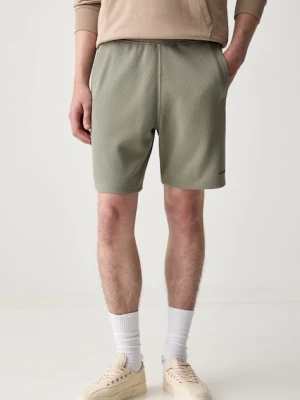 G-Star szorty dresowe męskie Structured jersey zielony