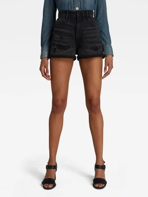 G-Star Szorty dżinsowe w kolorze czarnym rozmiar: W30