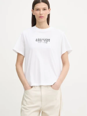 G-Star T-shirt basic damski bawełniany Inside print