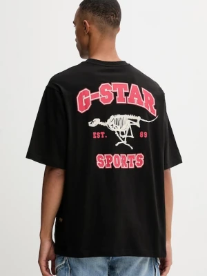 G-Star t-shirt bawełniany 0 męski kolor czarny z nadrukiem D27722.C336