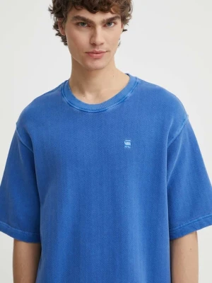 G-Star t-shirt bawełniany niebieski