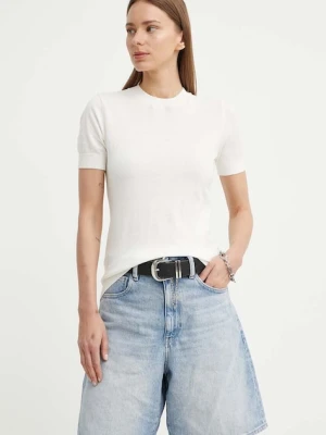 G-Star t-shirt bawełniany beżowy