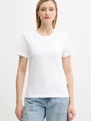 G-Star t-shirt bawełniany damski kolor biały D26248-D101