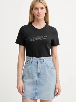 G-Star t-shirt bawełniany damski kolor czarny D26248-D101