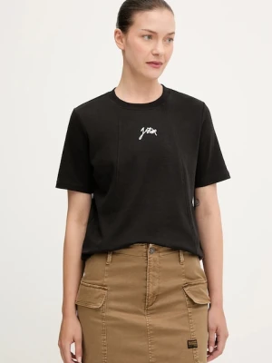 G-Star t-shirt bawełniany damski kolor czarny D26907.D976