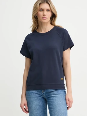 G-Star t-shirt bawełniany damski kolor granatowy