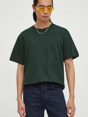 G-Star t-shirt bawełniany Essential loose zielony