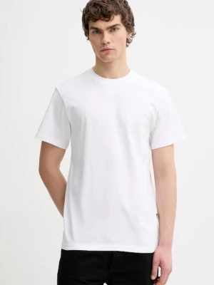 G-Star t-shirt bawełniany Flock back gr loose męski kolor biały z nadrukiem D26868-C336