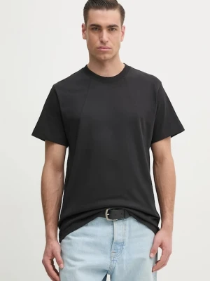 G-Star t-shirt bawełniany męski kolor czarny gładki D26449-C784