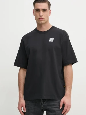 G-Star t-shirt bawełniany męski kolor czarny z nadrukiem D25975-C784