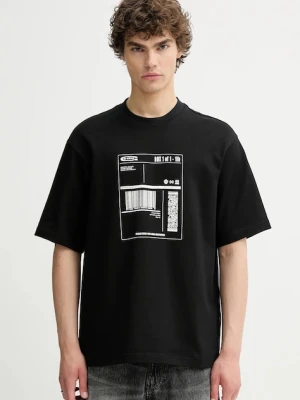 G-Star t-shirt bawełniany męski kolor czarny z nadrukiem D26052-D959