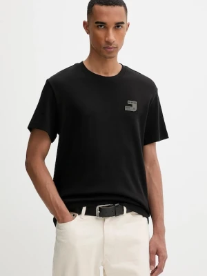 G-Star t-shirt bawełniany męski kolor czarny z nadrukiem D26821.D976