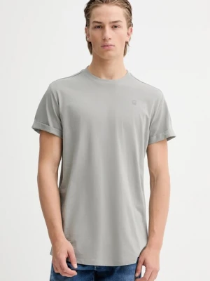 G-Star t-shirt bawełniany Lash męski kolor szary gładki D16396-B353-G283